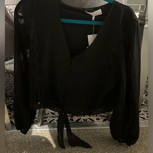 Women's Lace Button-Up Shirts